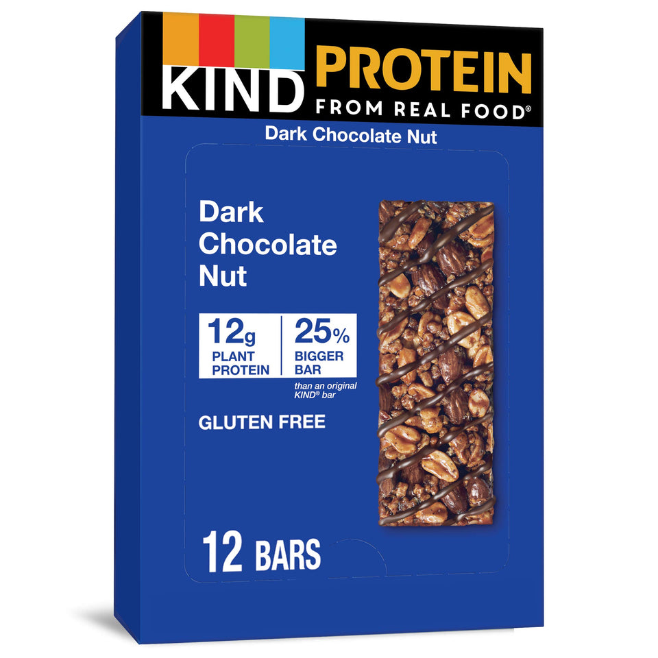 KIND Protein Bars pack ready for on-the-go snacking with 12g protein