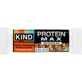 KIND Protein MAX bar on-the-go snacking for busy days.