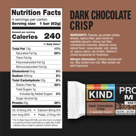 KIND Protein Max 12-count pack box, convenient for on-the-go