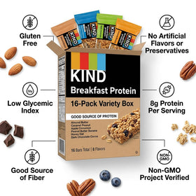KIND Snack Bar Variety Pack eight flavors for diverse snacking