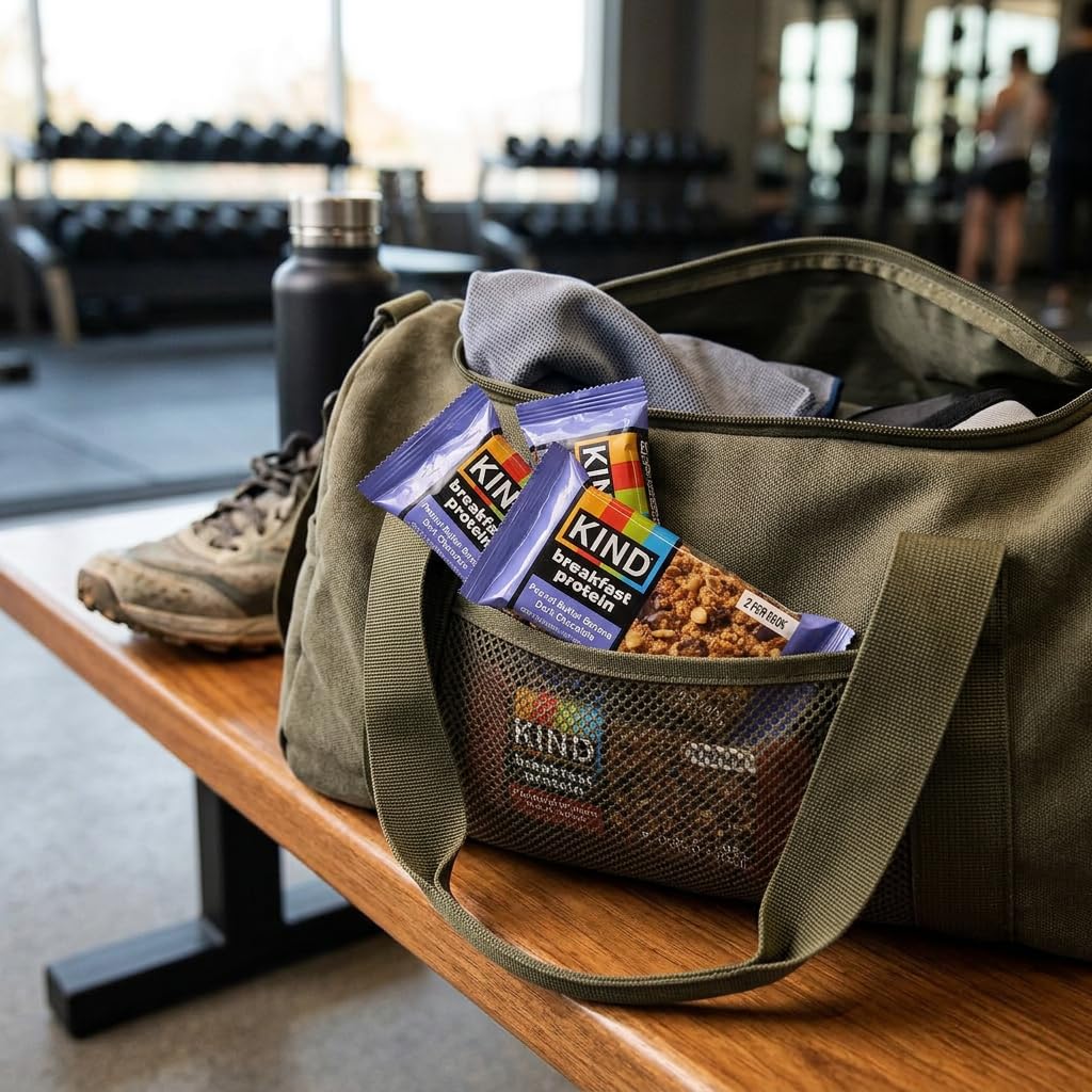 KIND Snack Bar Peanut Butter, protein rich snack between tasks