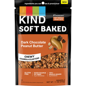 KIND Soft Baked Granola five-pack packaging on display for busy mornings