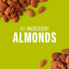 KIND Soft Baked Peanut Butter Almond Blondie close-up, 5g protein per bar.