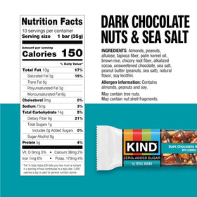 KIND Sweet & Salty Caramel Crisp bar with protein-friendly crunch