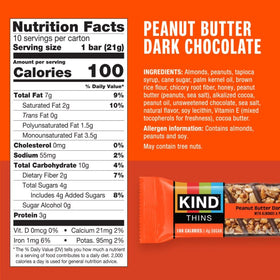 KIND Thins 30-count variety pack front view for versatile snacking