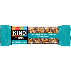 KIND Thins bar close-up with sliced almonds highlighting texture