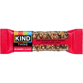 KIND THINS bars displayed as a portable snack for travel or work breaks.