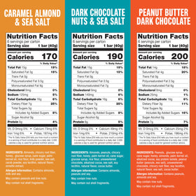 KIND variety pack peanut butter dark chocolate, satisfying afternoon energy.