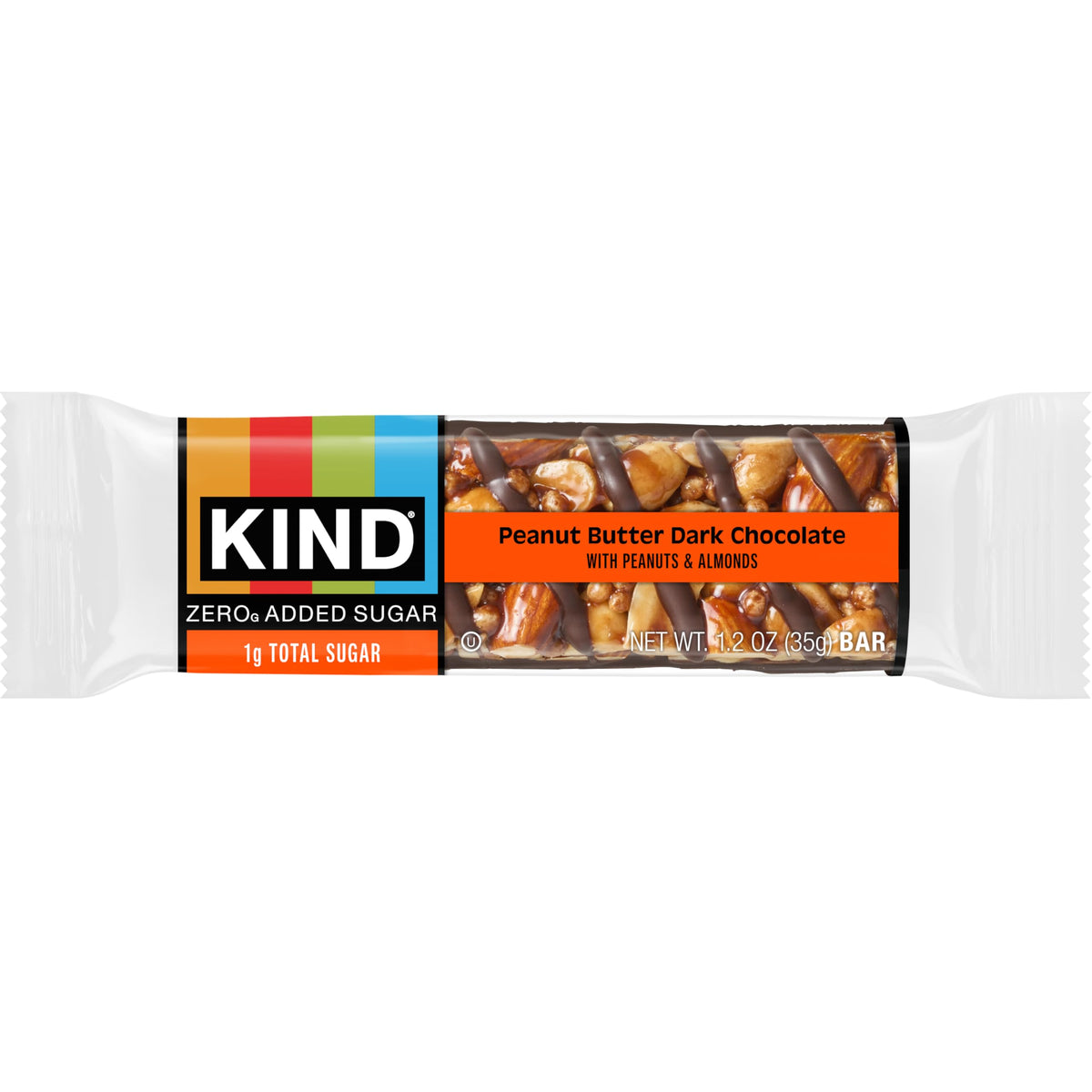 KIND Zero Added Sugar bars stack conveys variety and bulk supply for pantry snacking