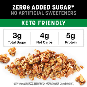 KIND Zero Added Sugar granola ingredients almonds pecans seeds and cinnamon