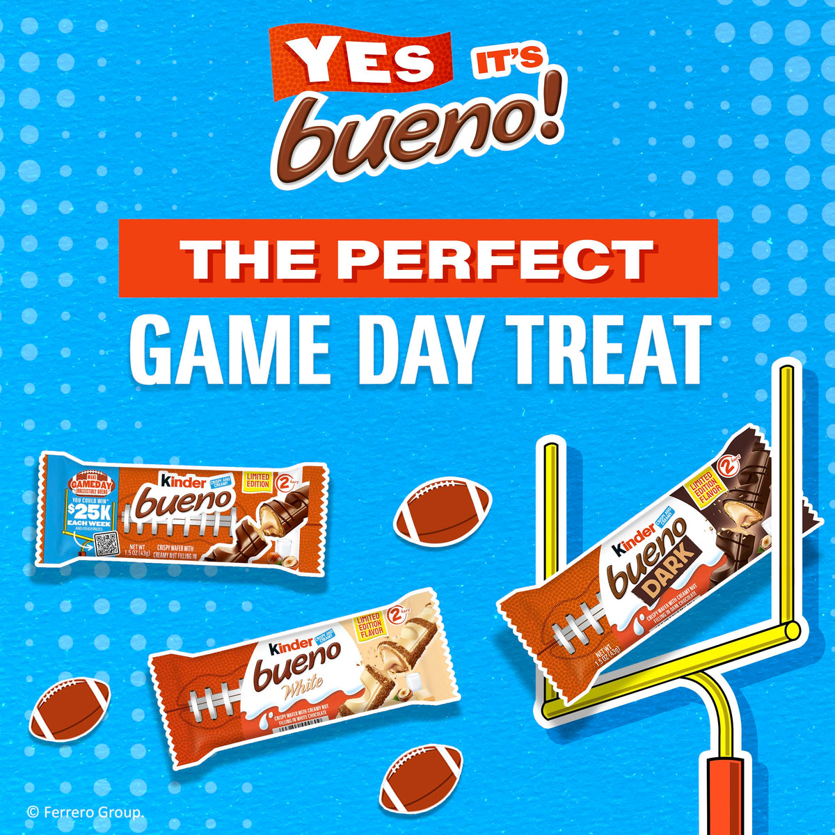 Kinder Bueno dark chocolate bars 2-pack interior view showing hazelnut filling.
