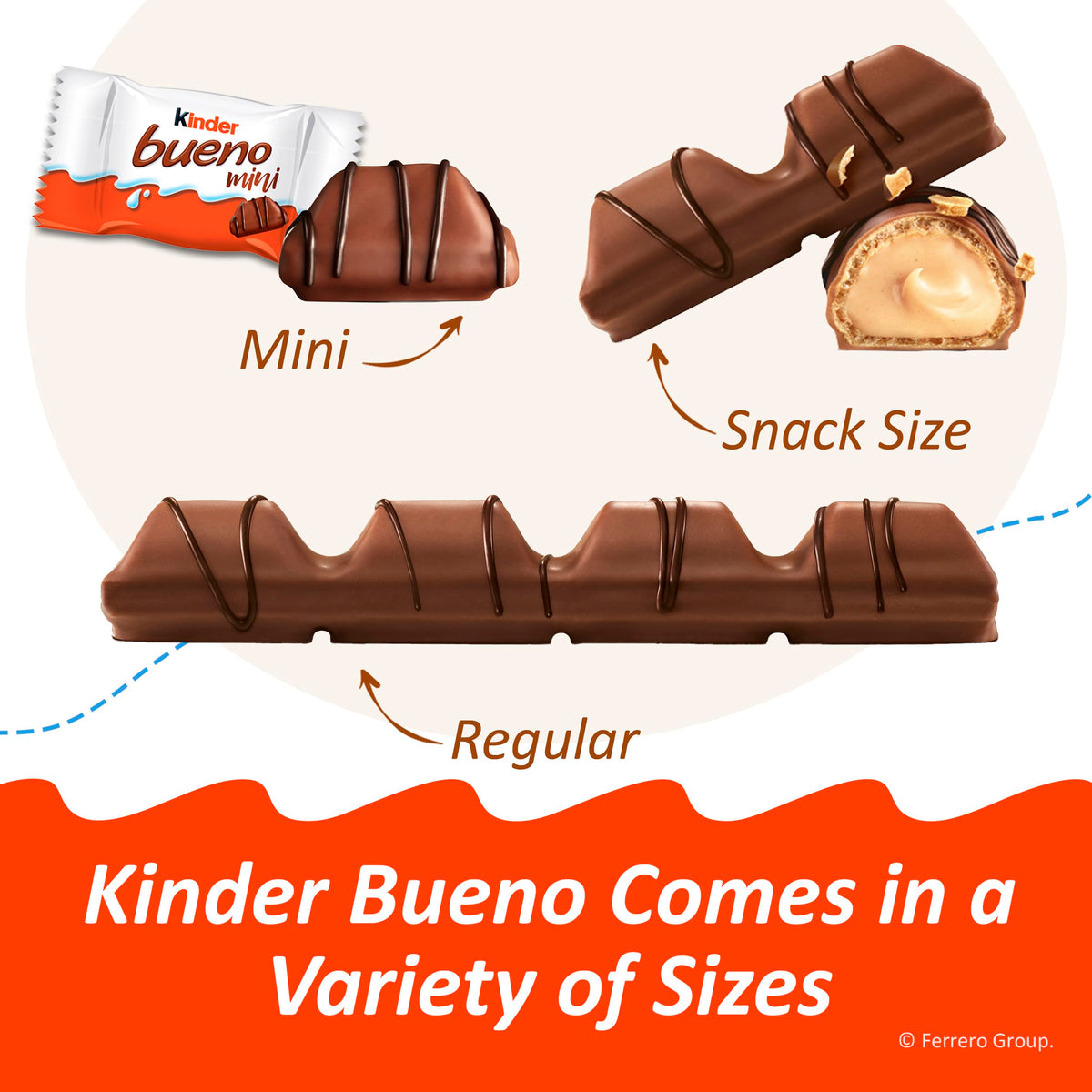 Party favors setup featuring Kinder Bueno for football celebrations.