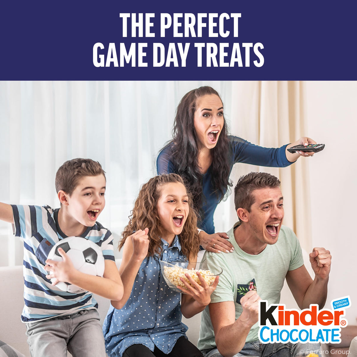 Kinder chocolate display with milky filling bars, convenient