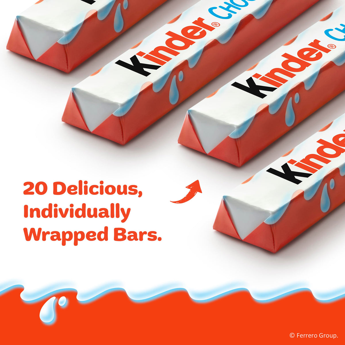 Kinder milk chocolate on-the-go snack