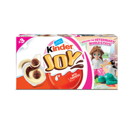 Kinder Joy Girl Multipack pink box, festive snack gift for celebrations
