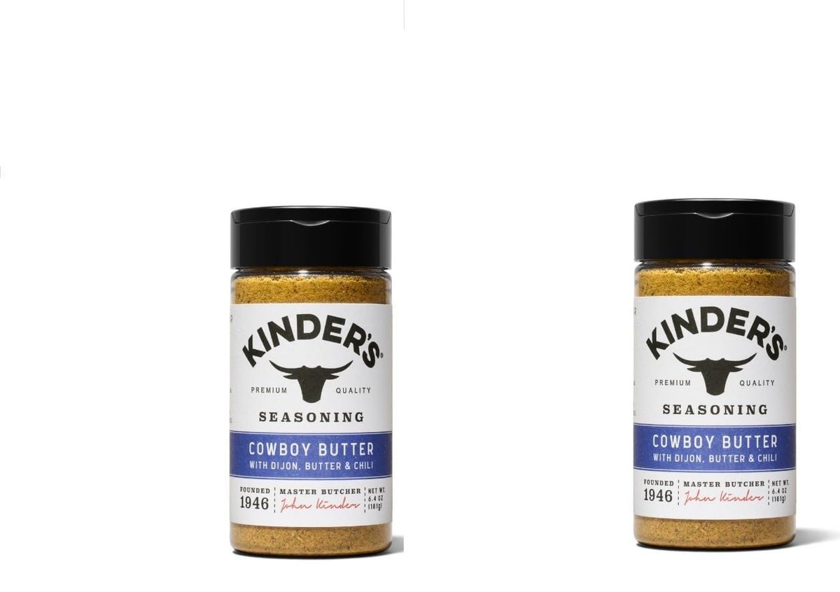 Kinders Cowboy Butter bottle pour for grilling and finishing flavorful meals