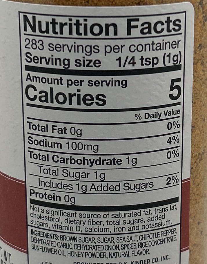 Kinder's Honey Chipotle shaker closeup ideal for seasoning meats