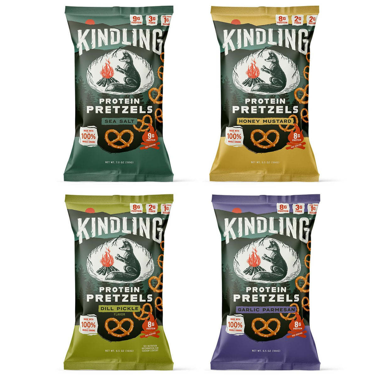 Kindling Protein Pretzels kid-friendly lunch snack ready to pack