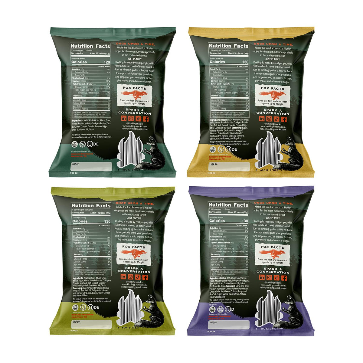 Kindling Protein Pretzels kids lunch – kid-friendly protein snack on the go