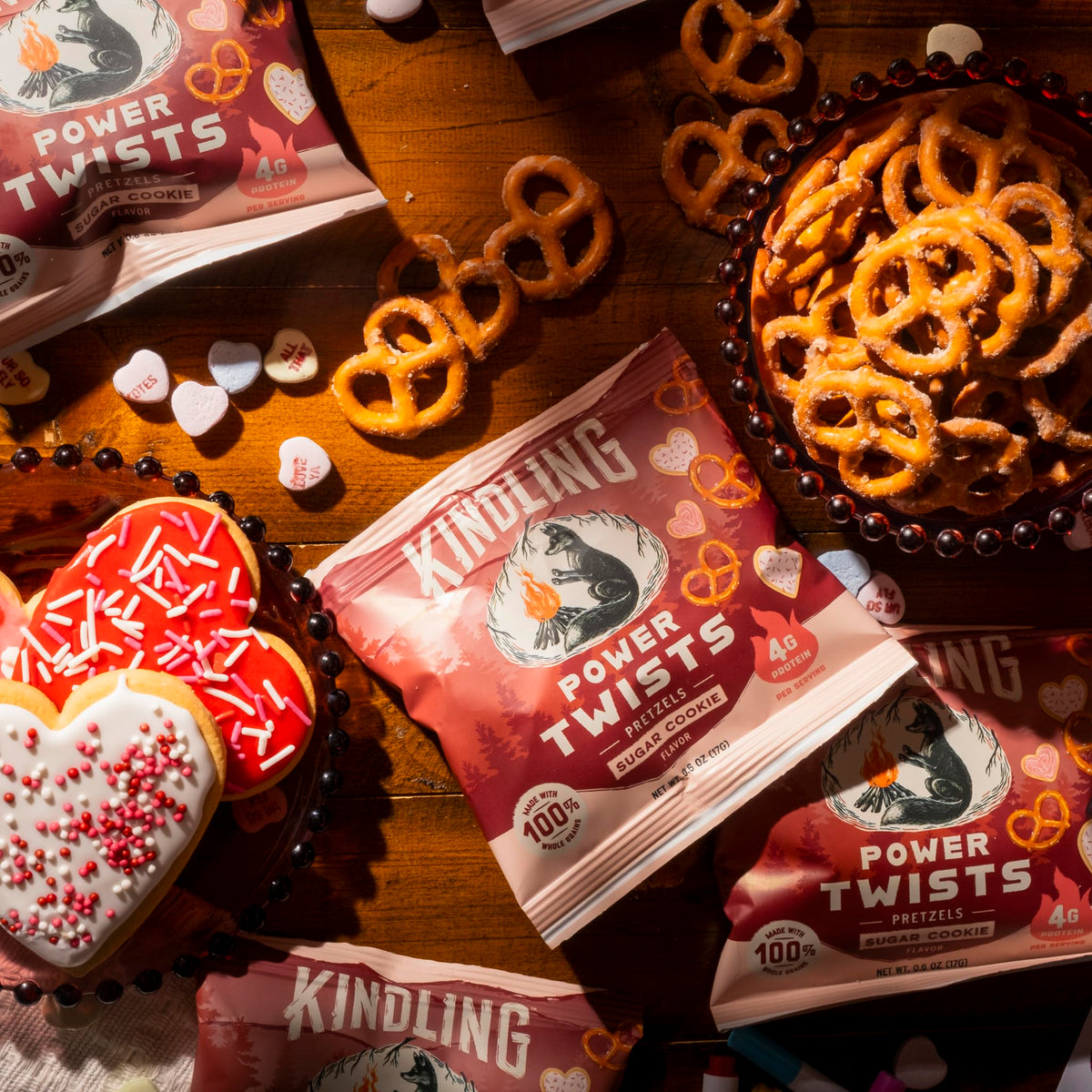 Kindling Protein Pretzels on-the-go snack for busy days