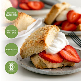 King Arthur Almond Flour measured with cups for precise gluten-free recipes