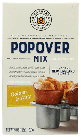 King Arthur Flour Popover Mix Pack 2 box: quick, reliable starting point for light popovers.