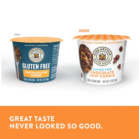 King Arthur gluten-free single-serve cookie mix yields a soft, chewy cookie