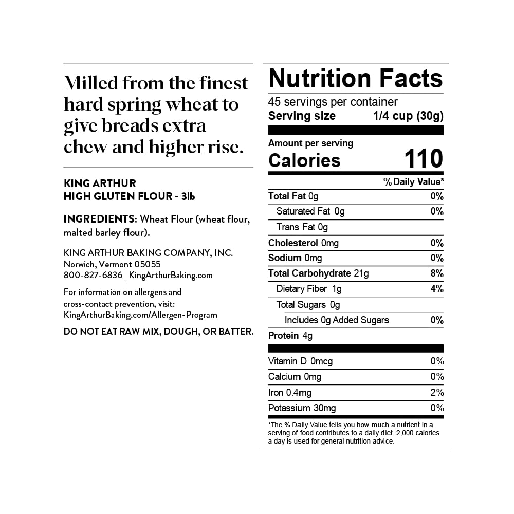 King Arthur High Gluten Flour for pretzels with a bakery-quality bite