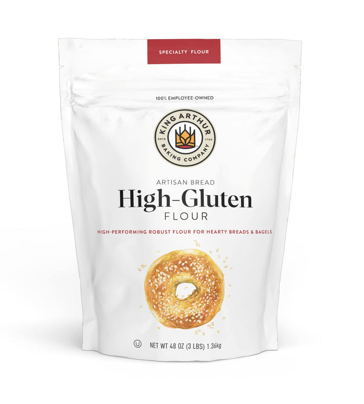 King Arthur High Gluten Flour bag for artisan bread with a chewy crust