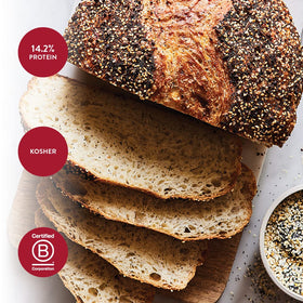 King Arthur High Gluten Flour supports dough structure for bagels and rolls