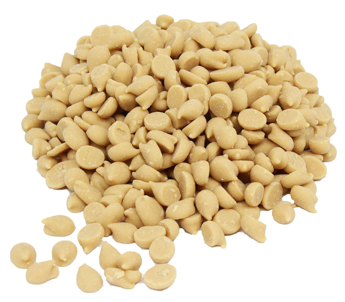 King David vegan butterscotch chips close-up showing dairy-free chunks