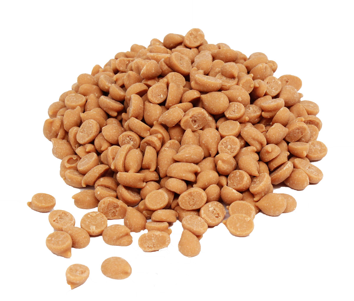 King David vegan caramel chips pack back view with kosher certification and four-pack details.