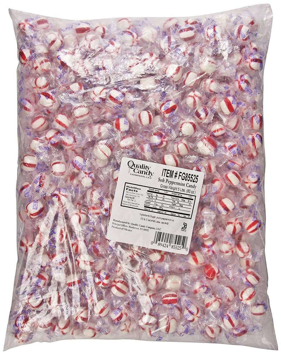 King Leo Soft Peppermint Candy bag close-up, ideal for party favors and celebrations.