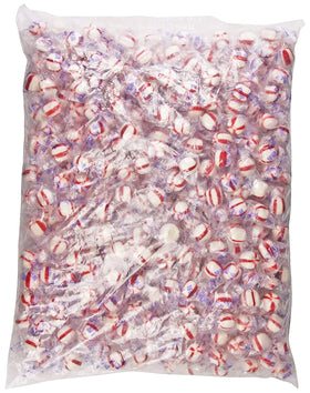 King Leo Soft Peppermint Candy display in a bowl, gluten-free and diet-friendly.