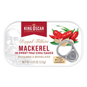 King Oscar skinless boneless fillets close up, convenient protein source