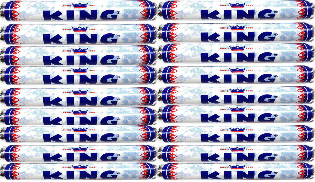 King Peppermints Rolls 18-pack with crisp mint flavor for fresh breath.