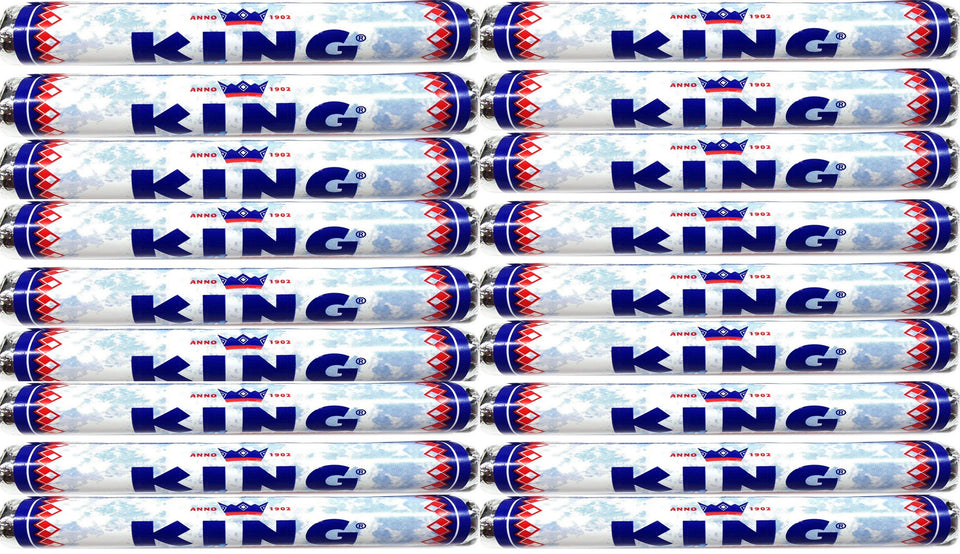 King Peppermints Rolls 18-pack with crisp mint flavor for fresh breath.
