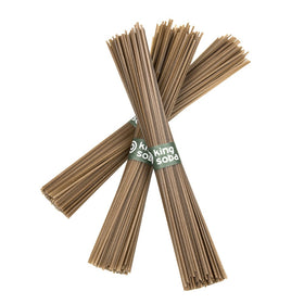 King Soba organic, gluten-free, vegan, kosher certifications.