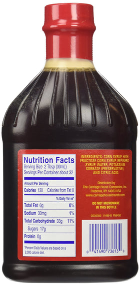 King Syrup Golden bottle being poured, highlighting smooth pour and versatile uses for beverages and toppings.