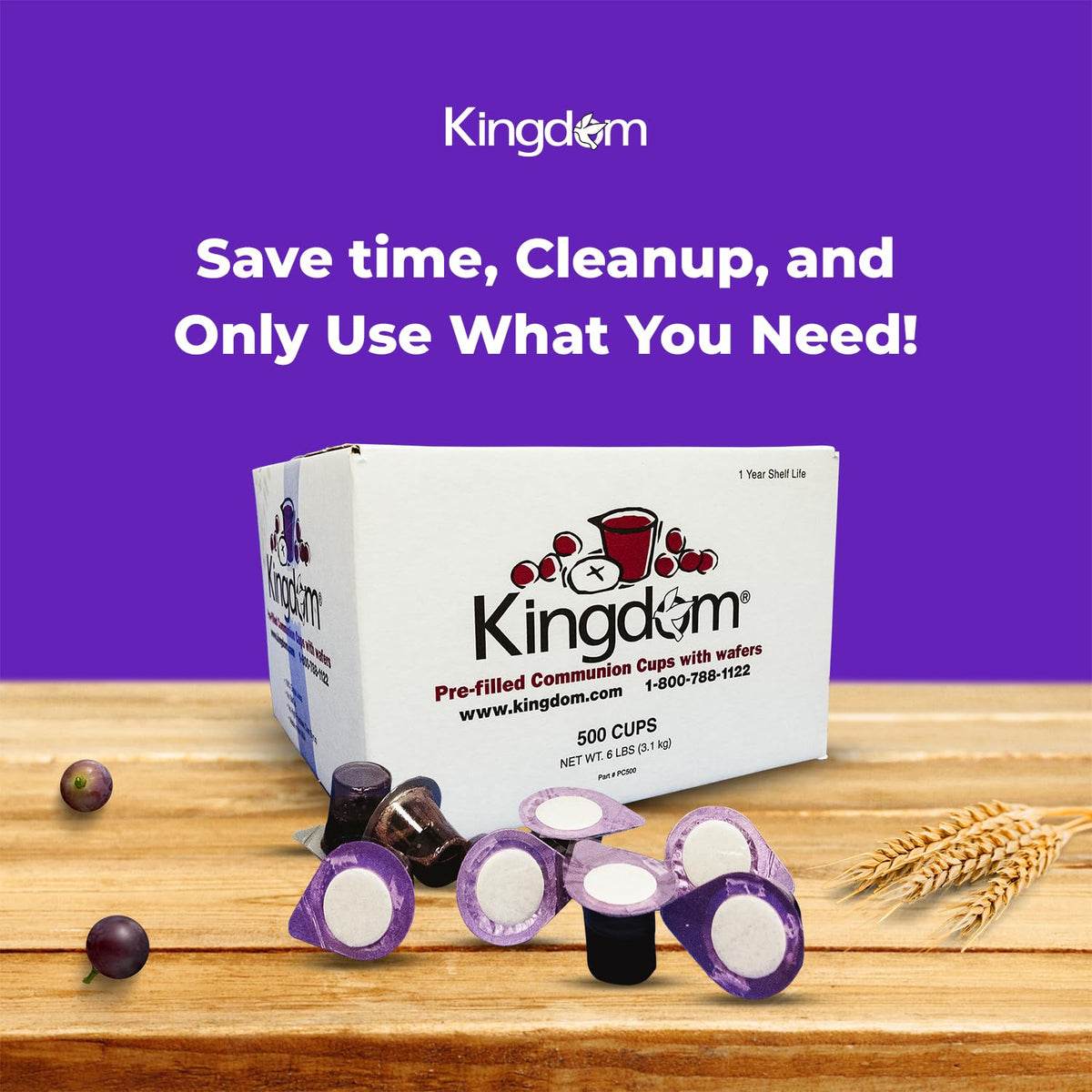 Kingdom Pre-filled Cups reduce handling, ensuring clean, efficient service experiences.