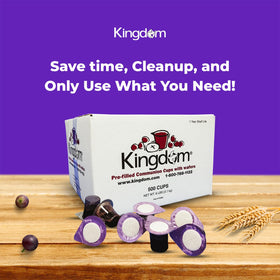 Kingdom Pre-filled Cups reduce handling, ensuring clean, efficient service experiences.