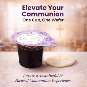Easy distribution at events with Kingdom prefilled cups in trays.