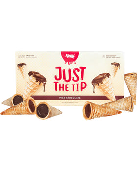 Kinki Just the Tip cone chocolates, a couple’s mood pairing that sparks connection.
