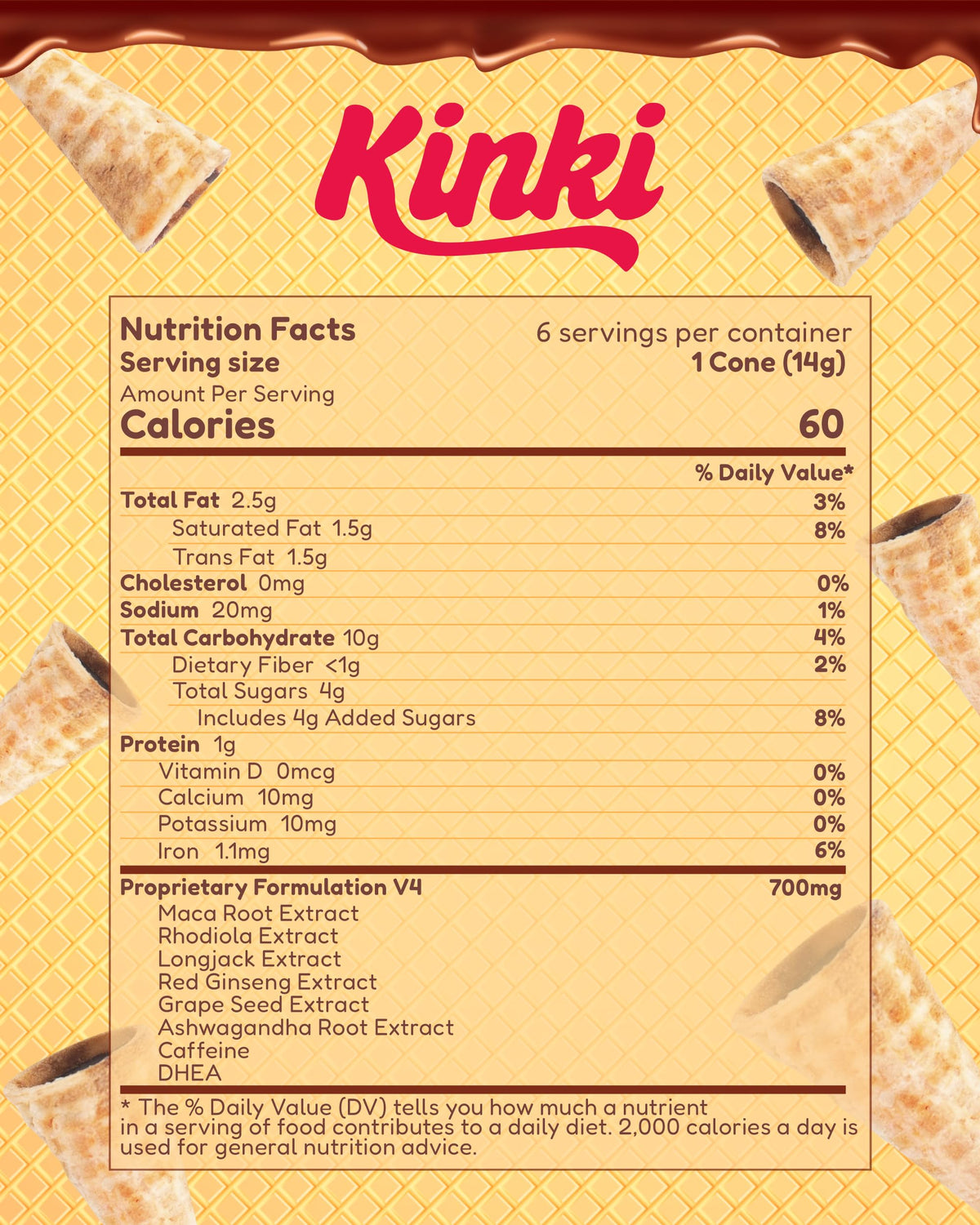 Kinki Just the Tip cone chocolates – USA-made treat for shared dessert moments and relaxed energy.