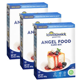 Kinnikinnick gluten-free angel food cake mix pack of 3 for convenient baking