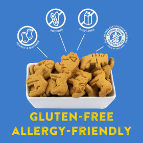 Kinnikinnick KinniKritters box design highlights the allergen-free cookies.