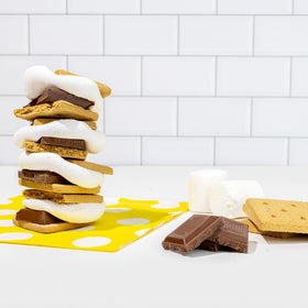 S'moreables crackers with toasted marshmallow and melted chocolate