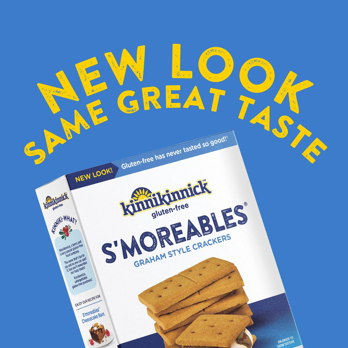 Kinnikinnick S'moreables crackers on plate ready for snacking