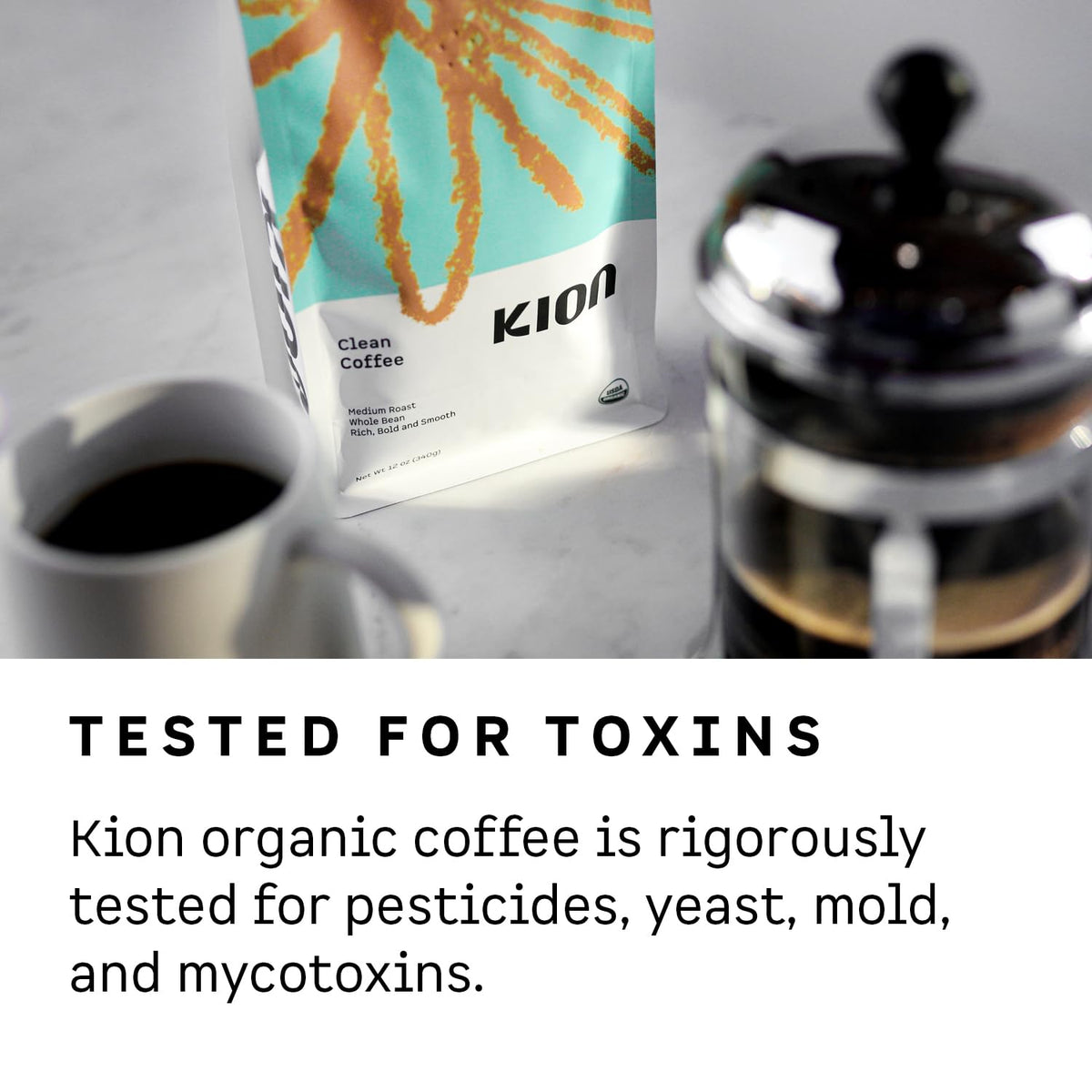 Kion Ethically Sourced Farms imagery underscoring sustainable farming practices