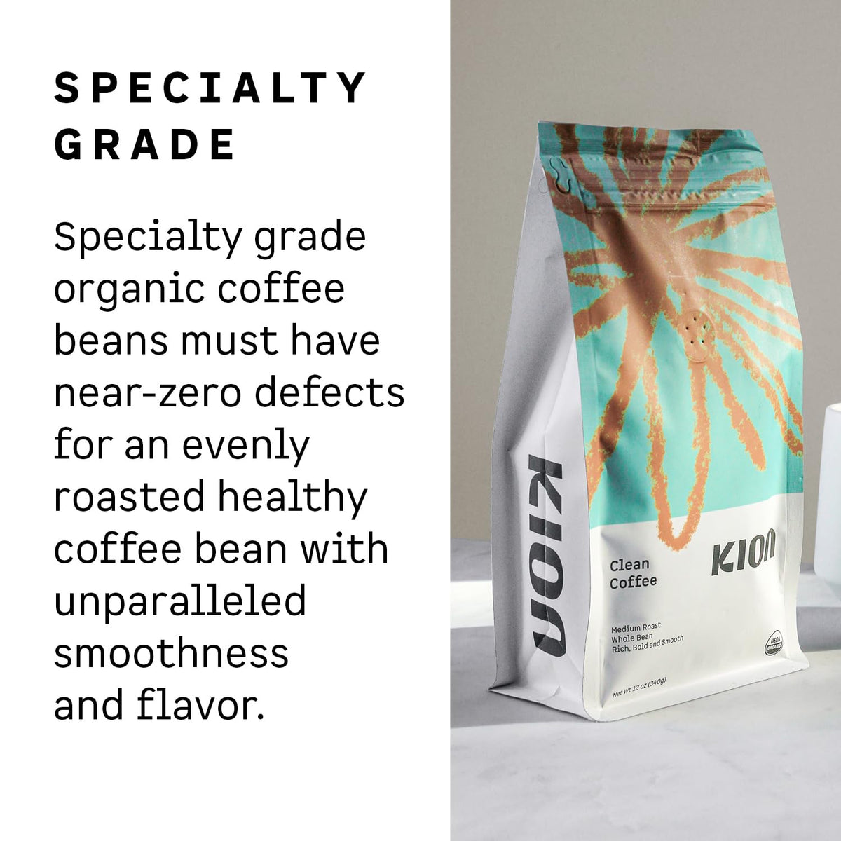 Kion Nitrogen-Flushed Bag Closeup preserving freshness